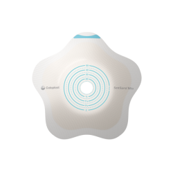 185310 Płytka Stomijna SenSura Mio Concave Click 70/45-65mm Wypukła Z Uszkami Do Paska Coloplast