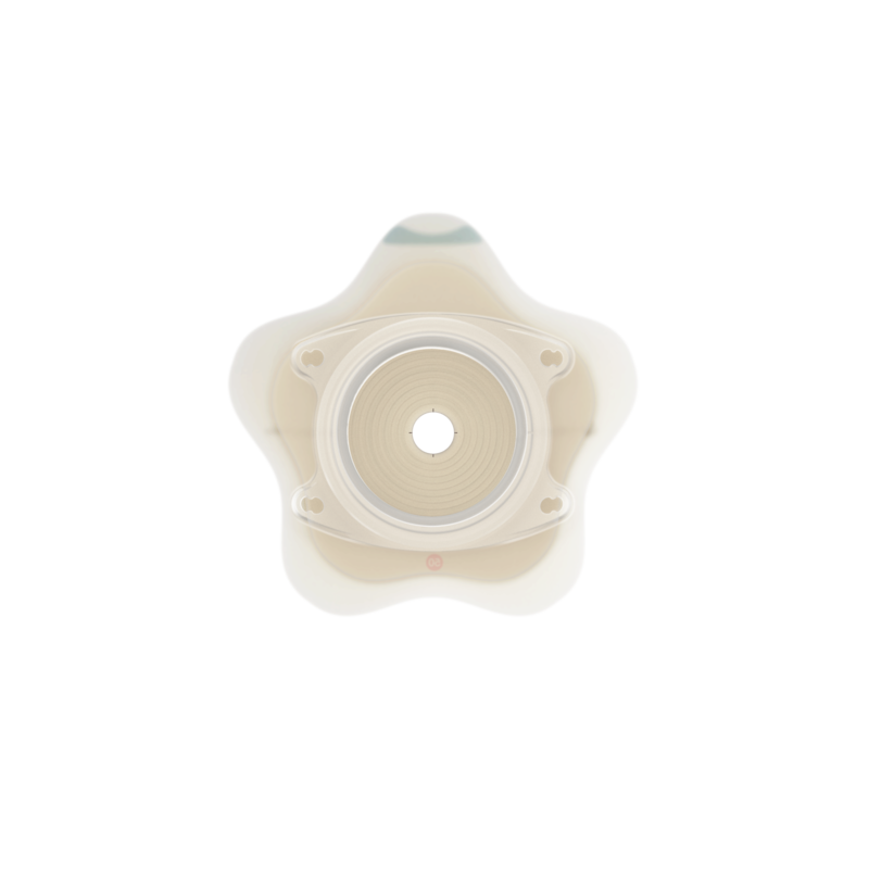 185310 Płytka Stomijna SenSura Mio Concave Click 70/45-65mm Wypukła Z Uszkami Do Paska Coloplast