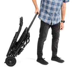 Wózek inwalidzki z funkcją transportową i uchwytem do przewożenia  MOBIL-TIM PLUS Timago