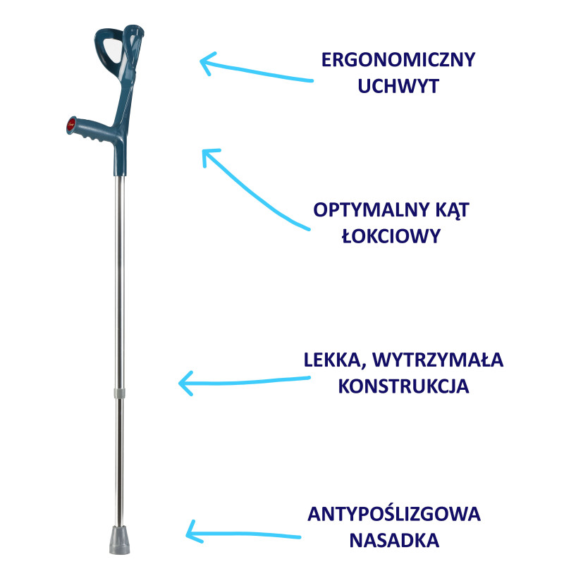 Kula inwalidzka łokciowa – model JMC-C 2042 Timago