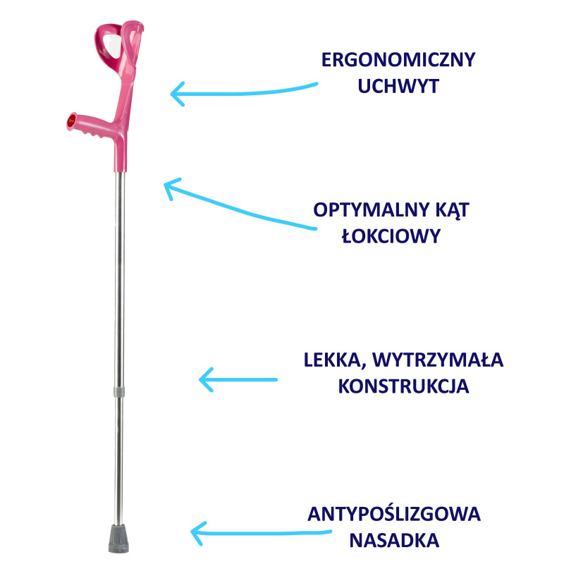 Kula inwalidzka łokciowa – model JMC-C 2041 Timago