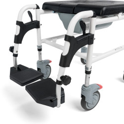 MASTER-TIM – Wózek prysznicowo-toaletowy 3w1 do transportu osób niepełnosprawnych Timago