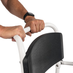 MASTER-TIM – Wózek prysznicowo-toaletowy 3w1 do transportu osób niepełnosprawnych Timago