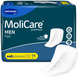 wkłady anatomiczne molicare premium men pad 3k