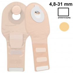 411637 Worek Ileostomijny Little Ones 4,8-31 mm Otwarty Z Filtrem Przezroczysty ConvaTec