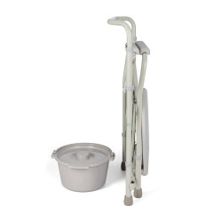 Krzesło toaletowe składane TGR-R KT 023B Timago – Praktyczne i kompaktowe rozwiązanie do opieki domowej