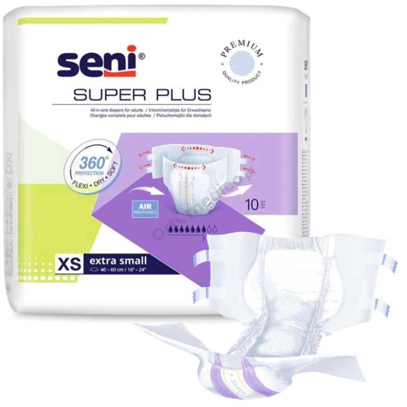 Super Seni Plus pieluchomajtki dla dorosłych zapinane na rzepy