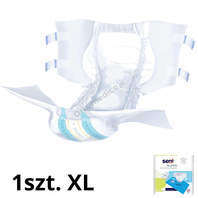 Super Seni pieluchomajtki na rzepy dla seniora