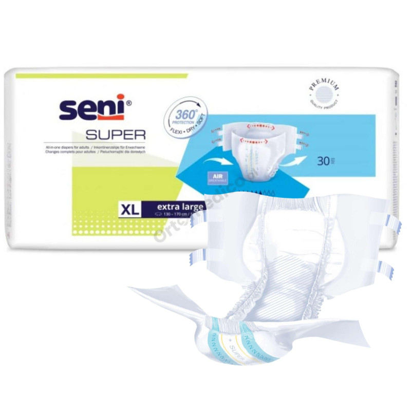 Super Seni pieluchomajtki na rzepy dla seniora