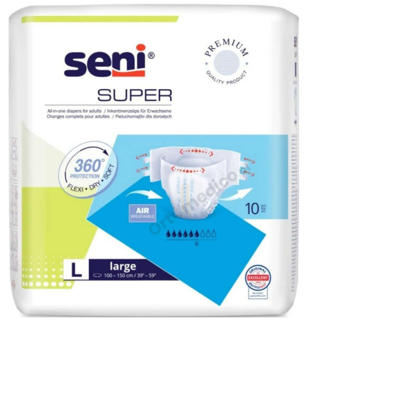 Super Seni pieluchomajtki na rzepy dla seniora