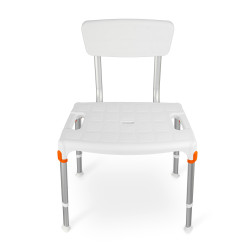 Taboret prysznicowy z oparciem i uchwytami bocznymi 3w1 KING-SS1BA-20 Timago – Wielofunkcyjność i komfort użytkowania