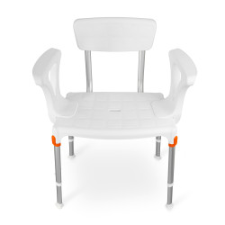 Taboret prysznicowy z oparciem i uchwytami bocznymi 3w1 KING-SS1BA-20 Timago – Wielofunkcyjność i komfort użytkowania