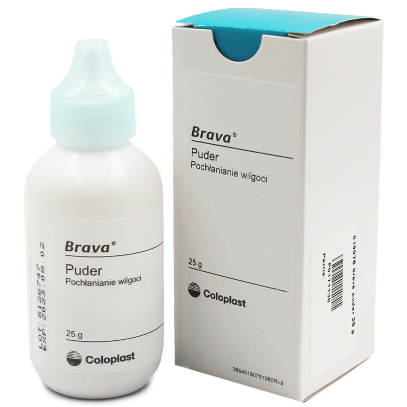 019075 Brava Puder Gojąco-Chroniący 25 g Coloplast