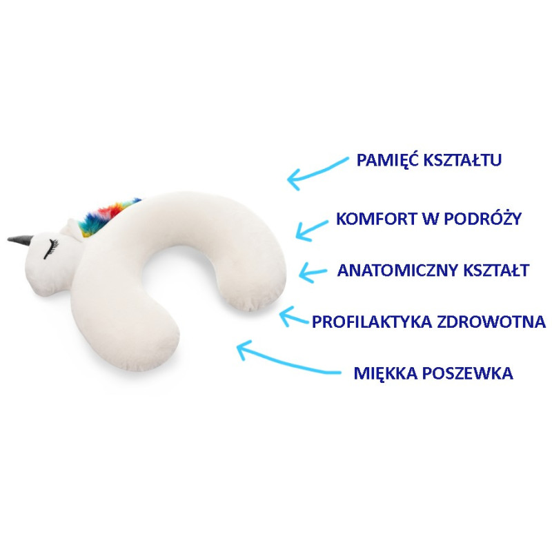 Poduszka ortopedyczna idealna do podróży UNICORN TIM Timago