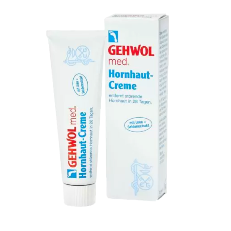 Gehwol Hornhaut Med Krem do Zrogowaciałej Skóry Stóp 75 ml – Intensywnie Zmiękcza, Nawilża i Regeneruje