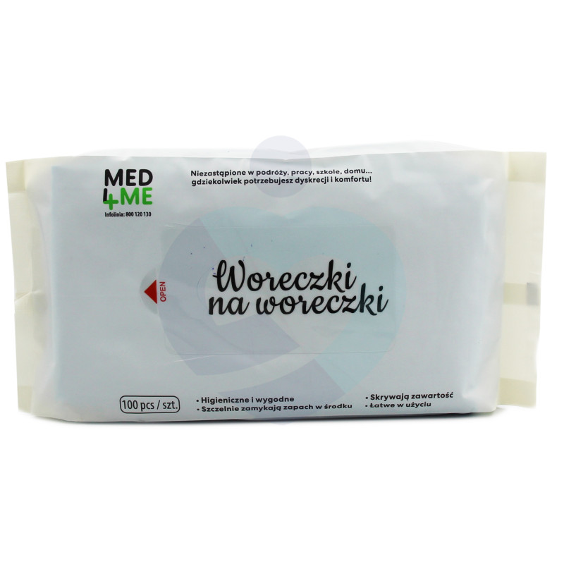 WNW Woreczki na woreczki - Worki do utylizacji worków stomijnych Salts 100 szt.