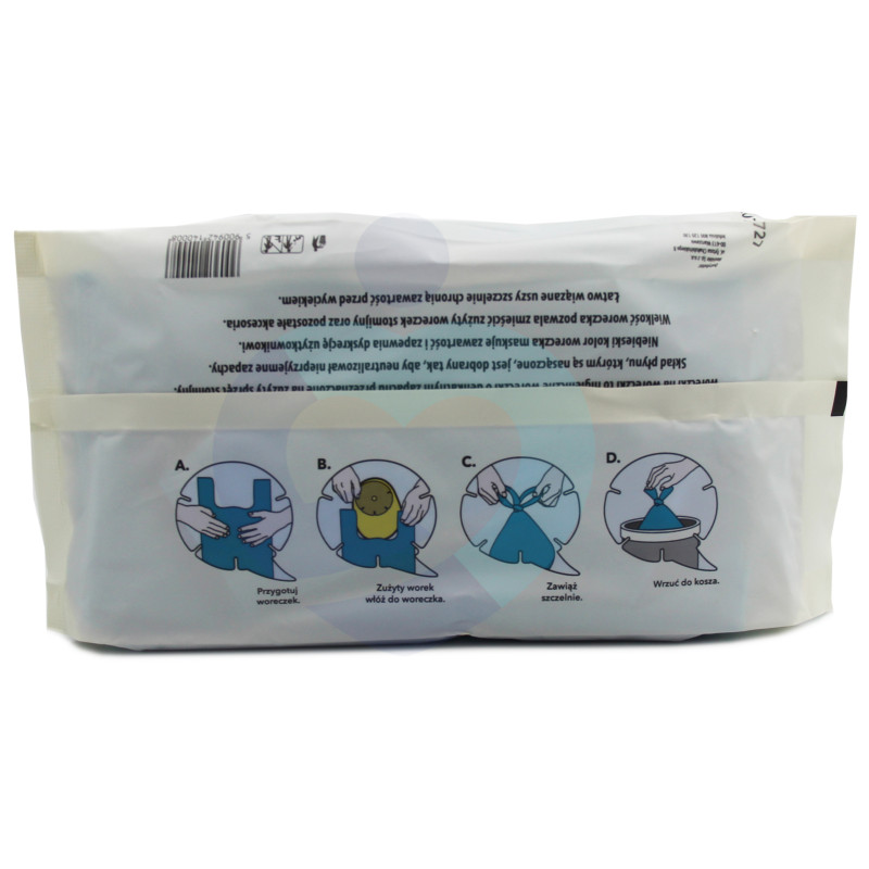 WNW Woreczki na woreczki - Worki do utylizacji worków stomijnych Salts 100 szt. WNW Woreczki na woreczki - Worki do utylizacji worków stomijnych Salts 100 szt.