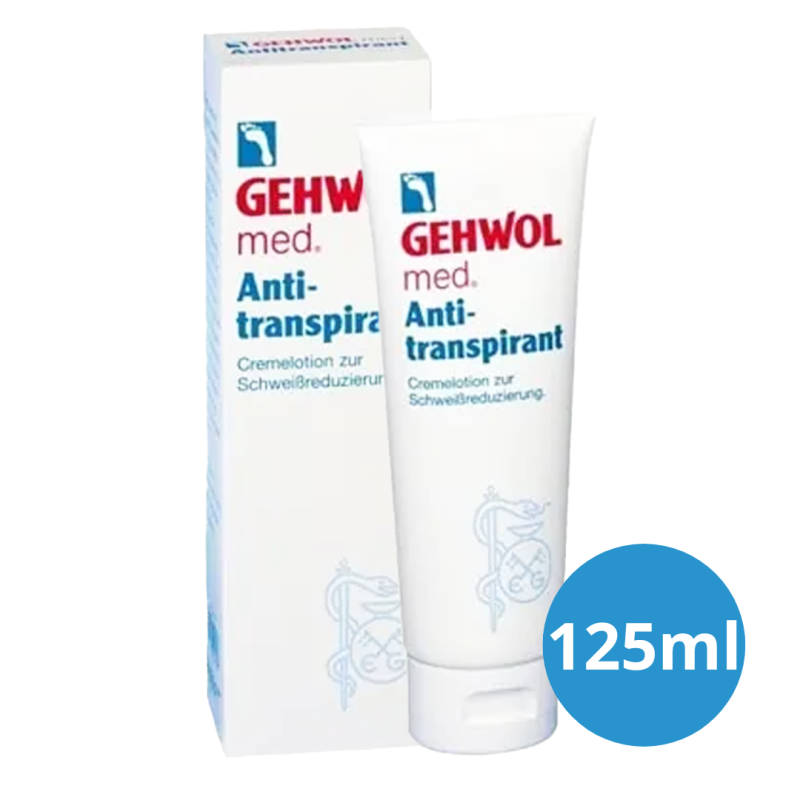 Gehwol Lotion Antyperspiracyjny do Stóp z Aloesem 125 ml – Antyperspirant na Nadmierną Potliwość i Zapach Stóp