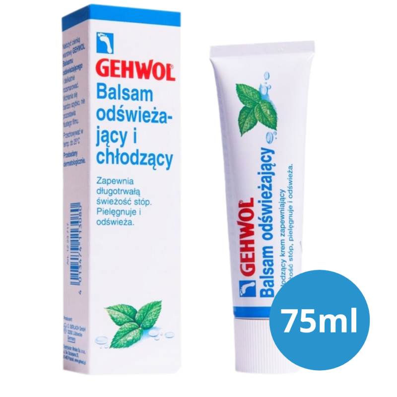 Gehwol Frische-Balsam 75 ml – Chłodzący balsam do stóp i nóg na zmęczenie i potliwość