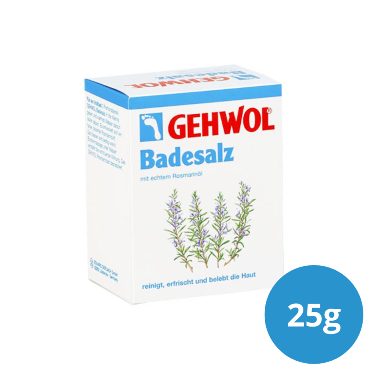 Gehwol Rozmarynowa Sól do Kąpieli 25g 1szt. – Naturalna Sól do Kąpieli Stóp i Ciała z Rozmarynem