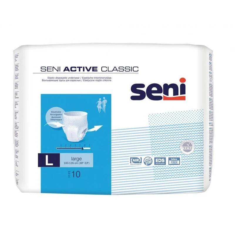 Seni Active Classic elastyczne majtki chłonne zakładane
