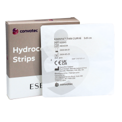 423945 Pasek Hydrokoloidowy ESENTA Convatec w kształcie półksiężyca 1 Sztuka 3x9 cm elastyczny i wodoodporny