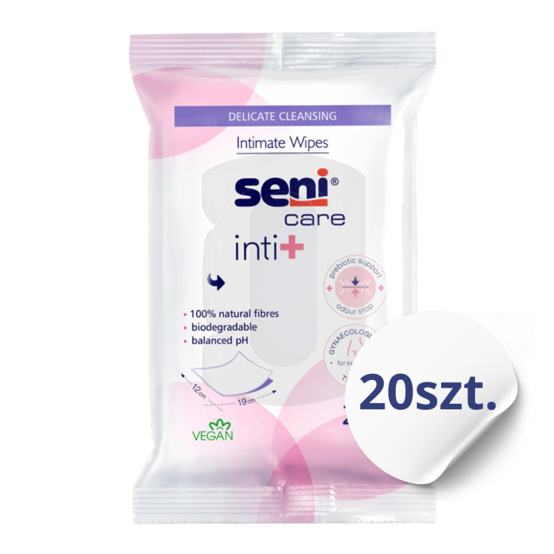 Chusteczki nasączane do higieny intymnej Seni Inti+ 20 szt.