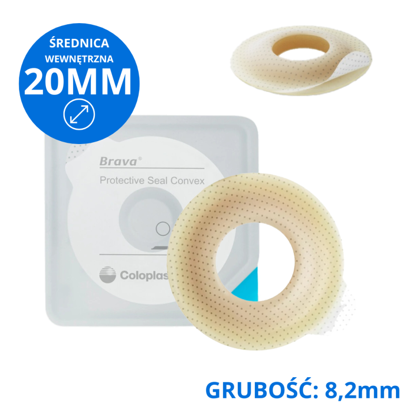 120900 Pierścień Uszczelniający Coloplast Brava Convex 20 mm