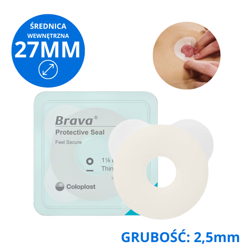 120370 Brava Ochronny Pierścień Uszczelniający 2,5x27mm Kołnierz Coloplast
