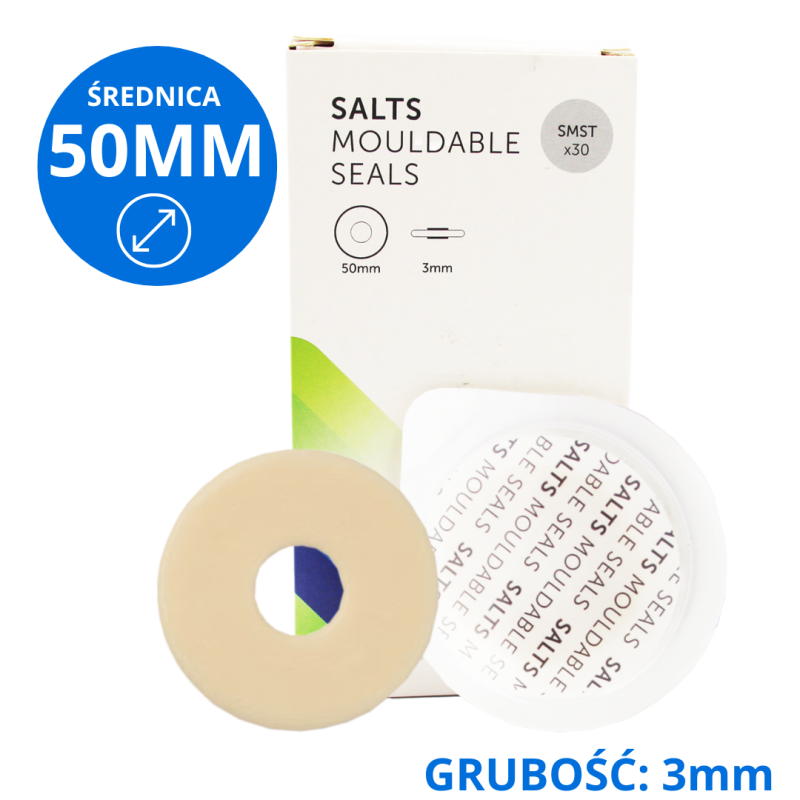 SMST Secuplast Pierścień Plastyczny Uszczelniający Kołnierz SALTS 5cm x 3mm