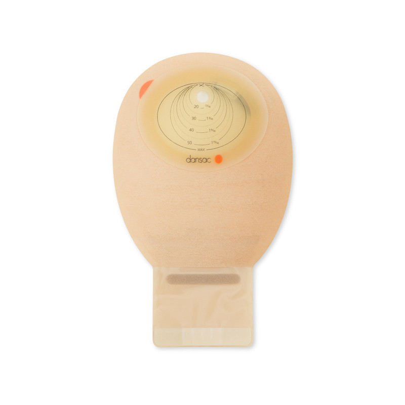 9232-10 Worek Stomijny NovaLife1 Midi 10-55/70 mm 420 ml Otwarty Beż Dansac