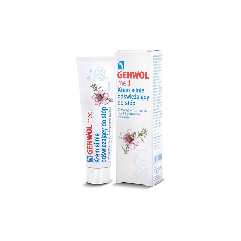 Krem Gehwol Fußdeo-Creme silnie odświeżający krem do stóp 75ml Krem Gehwol Fußdeo-Creme silnie odświeżający krem do stóp 75ml
