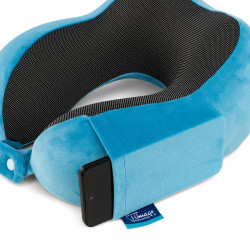 Poduszka ortopedyczna, niebieska idealna na podróż TRAVEL TIM Timago