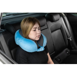 Poduszka ortopedyczna, niebieska idealna na podróż TRAVEL TIM Timago