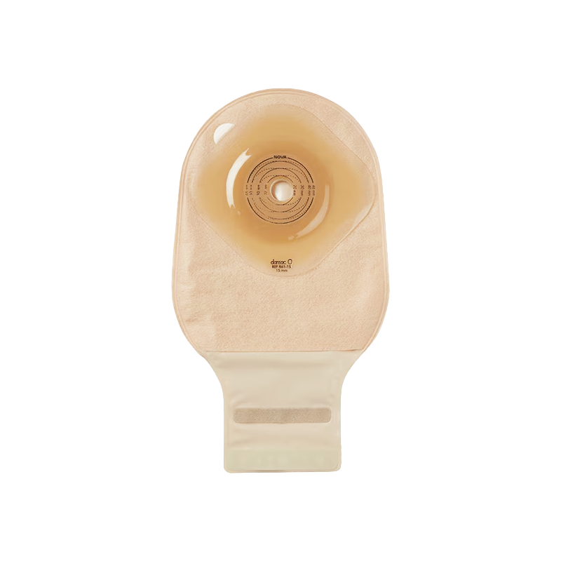 841-46 Worek Stomijny Nova1 FoldUp 15-46 mm 550 ml Convex 6 mm Otwarty Beż Dansac