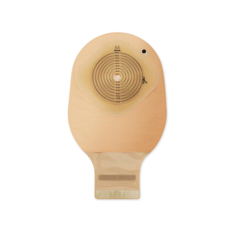 815-15 Worek Stomijny Nova1 FoldUp 15-90 mm 800 ml Otwarty Beż Dansac