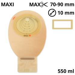 9150-10 Worek stomijny otwarty z okienkiem NovaLife™ 1 Maxi beżowy Dansac