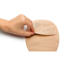 9150-10 Worek stomijny otwarty z okienkiem NovaLife™ 1 Maxi beżowy Dansac