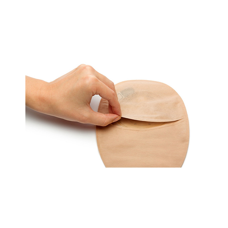 9150-10 Worek stomijny otwarty z okienkiem NovaLife™ 1 Maxi beżowy Dansac