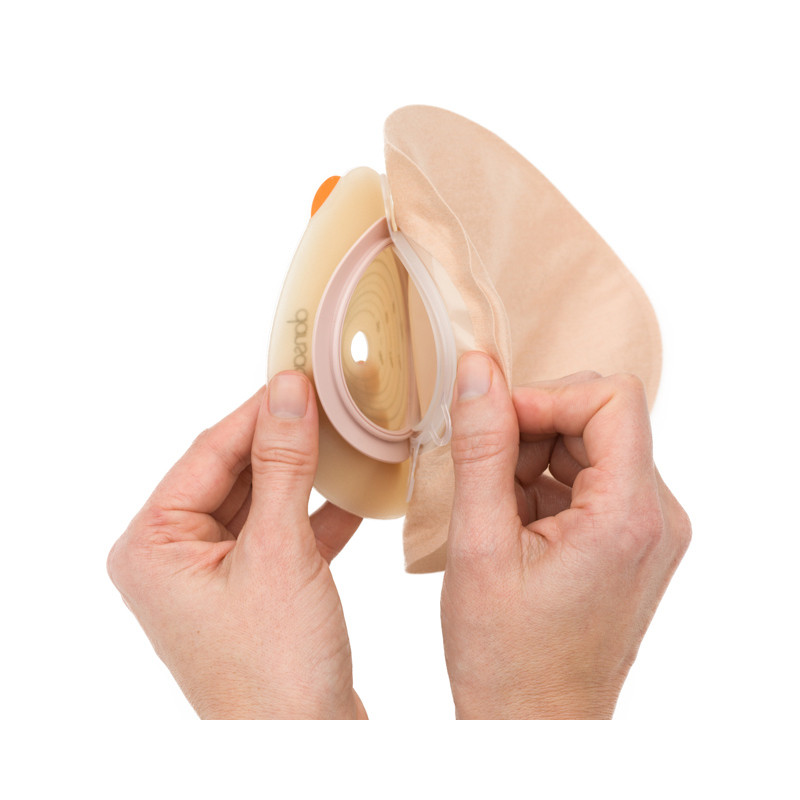 1301-43 Worek stomijny zamknięty Dansac NovaLife 2 Closed beżowy – do systemu dwuczęściowego