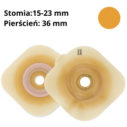 1536-15 Płytka stomijna Dansac Nova 2 Convex – wypukła, 36 mm, do cięcia 15–23 mm