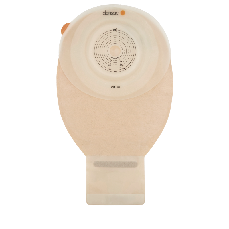 3081-54 Worek stomijny Dansac NovaLife TRE Convex Soft – otwarty 15–54 mm z okienkiem i filtrem