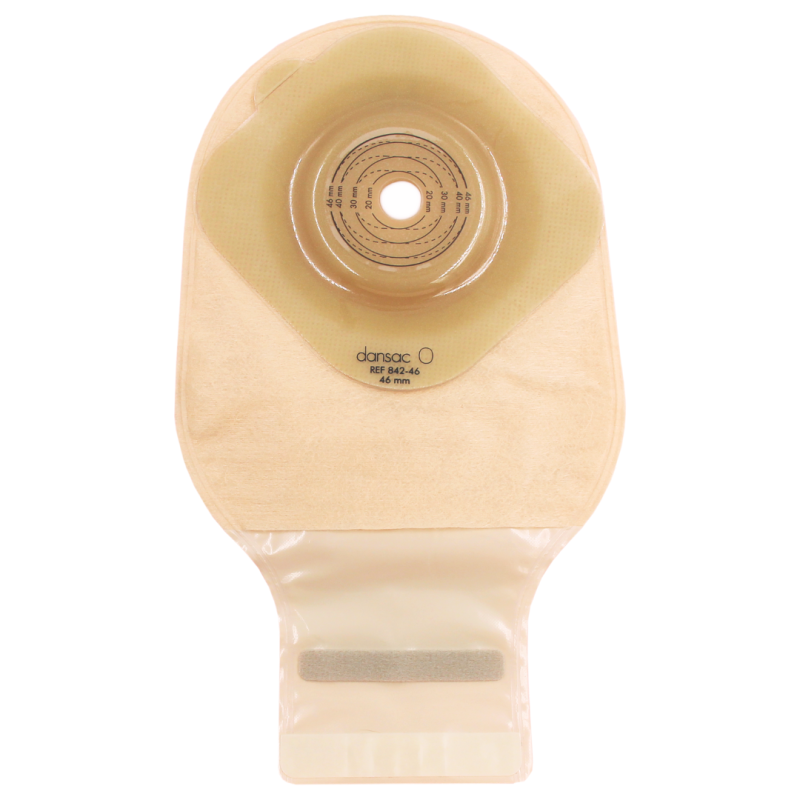 842-46 Worek Stomijny Nova1 FoldUp 15-46 mm 550 ml Convex 6 mm Otwarty Przezroczyste Dansac 842-46 Worek Stomijny Nova1 FoldUp 15-46 mm 550 ml Convex 6 mm Otwarty Przezroczyste Dansac