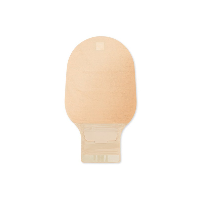 825-15 Jednoczęściowy worek stomijny Dansac Nova1 FoldUp, beżowy, z filtrem węglowym, 15–50 mm, 290 ml