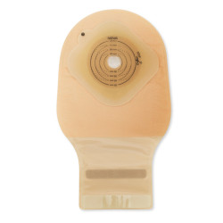 825-15 Jednoczęściowy worek stomijny Dansac Nova1 FoldUp, beżowy, z filtrem węglowym, 15–50 mm, 290 ml