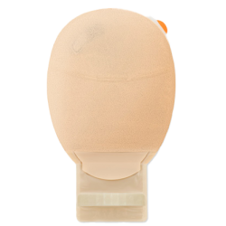 3017-15 Worek stomijny otwarty Dansac NovaLife TRE™ z okienkiem, płytka płaska 55x70 mm, beżowy