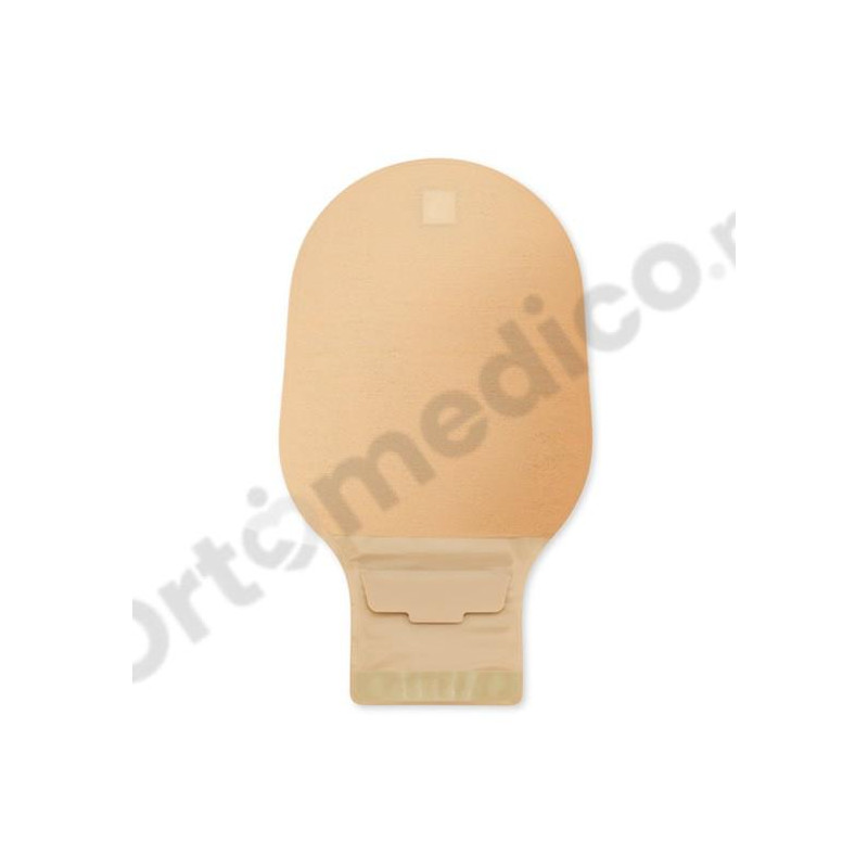 1215-43 Worek stomijny Dansac Nova 2 FoldUp 1215-43 beżowy 43mm 590 ml– do ileostomii, system dwuczęściowy, z filtrem