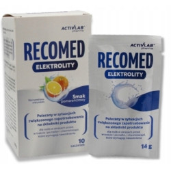 Recomed Elektrolity Suplement Diety Pomarańczowy 10 saszetek
