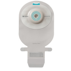 164470 Worek 1-cz Sensura Mio Convex Deep 31-43mm 490ml Szary z Okienkiem Otwarty Coloplast