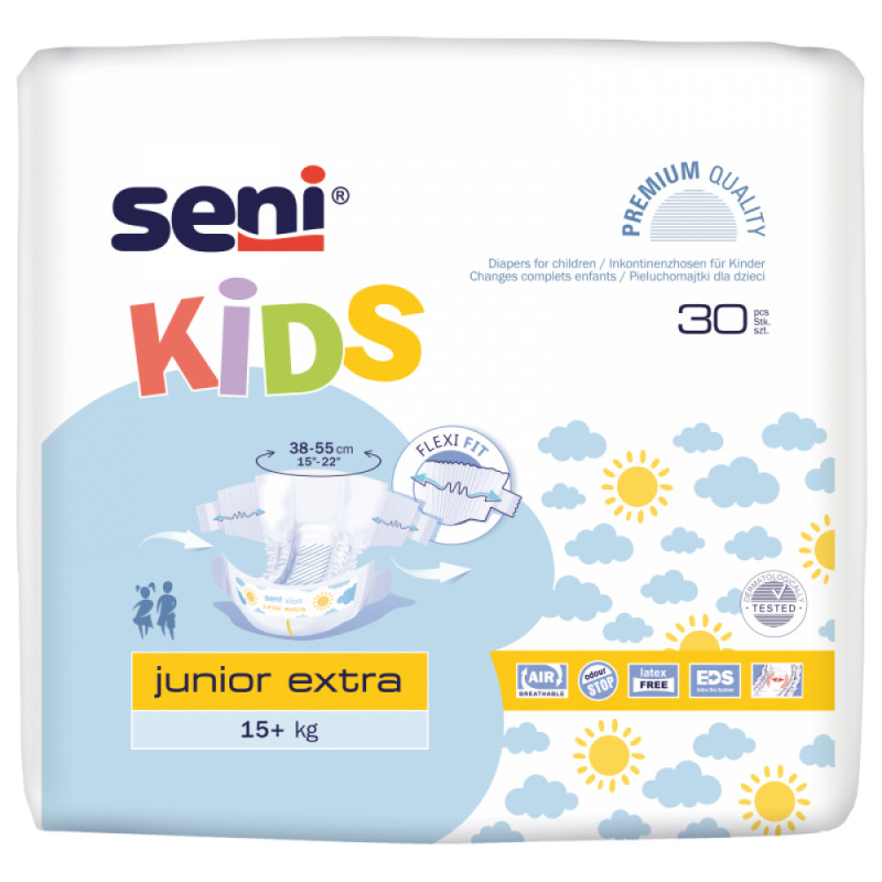 Seni Kids Junior Extra pielchomajtki dla dzieci 15-30 kg